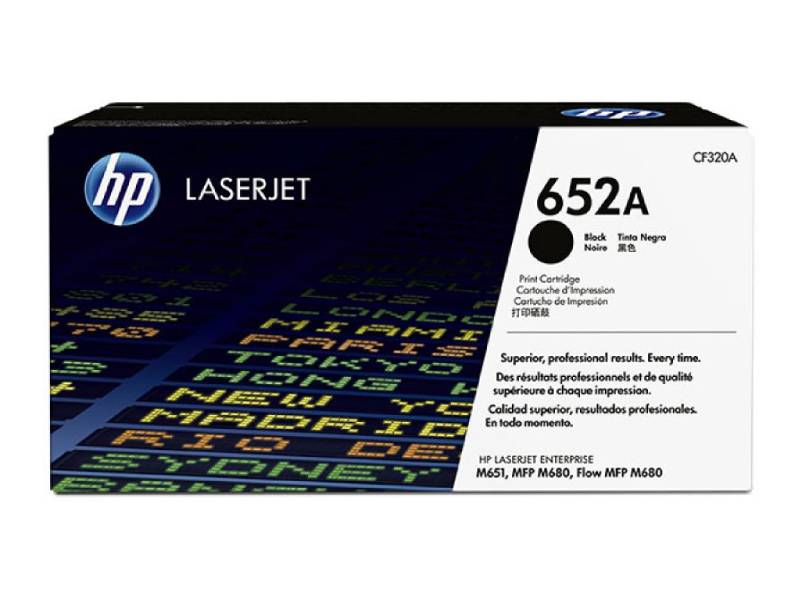HP 652A CF320A Black Genuine Toner Cartridge 11,500 Print