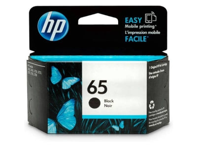 Genuine HP 65 N9K02AA Black Ink Cartridge 120 Prints