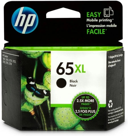 Genuine HP 65XL N9K04AA Black Ink Cartridge 300 Page