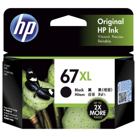 Genuine HP 67XL 3YM57AA Black Ink Cartridge 240 pages