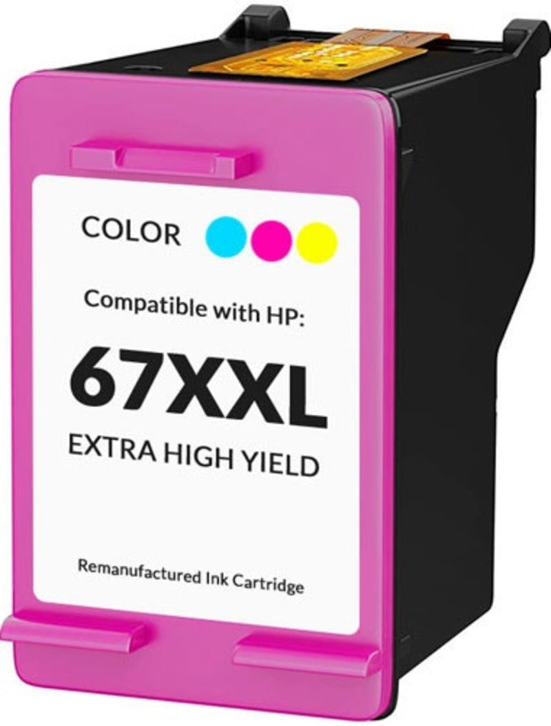 HP 67XXL Compatible Tri-Color Ink Cartridge 200 Print