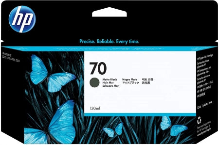 HP #70 C9448A Genuine Matte Black Ink Cartridge - Standard Yield