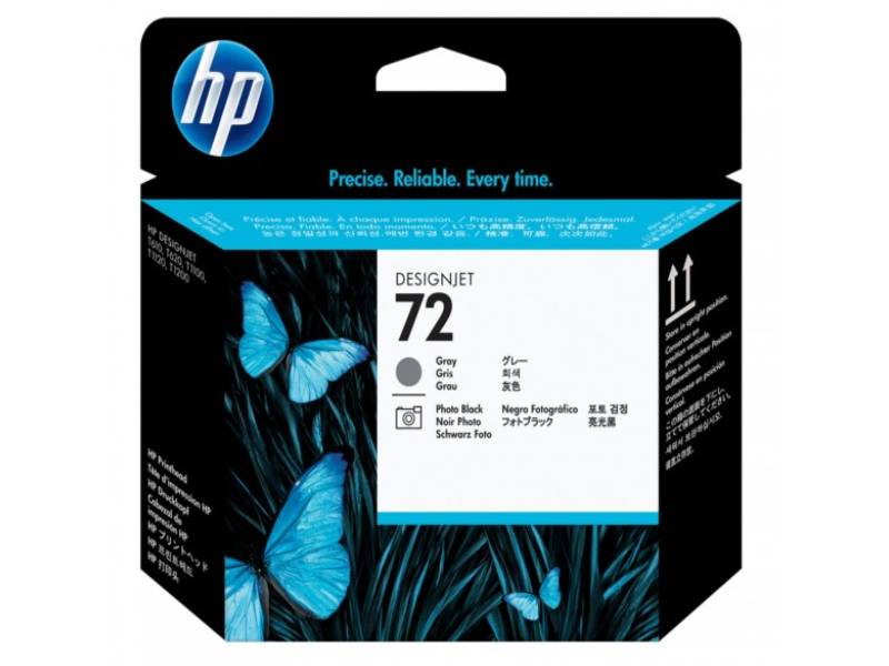 Genuine HP 72 Black-Grey Print head C9380A 450 Print