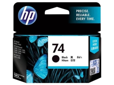 Genuine HP 74 CB335WA Black Ink Cartridge 220 Prints