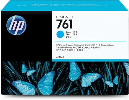 Genuine HP 761 Cyan Ink Cartridge CM994A 4,400 Prints