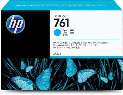 Genuine HP 761 Cyan Ink Cartridge CM994A 4,400 Prints