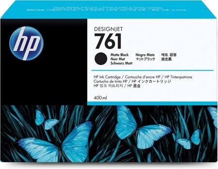 Genuine HP 761 Matte Black Ink Cartridge CM991A 400ml