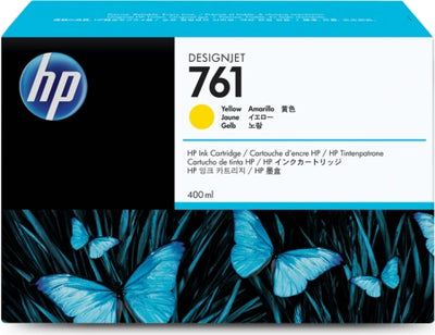 Genuine HP 761 Yellow Ink Cartridge CM992A 4,400 Prints