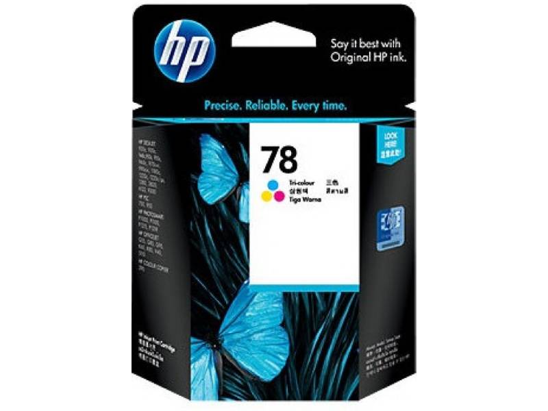 HP 78 C6578DA CMY Genuine Ink Cartridge 450 Print