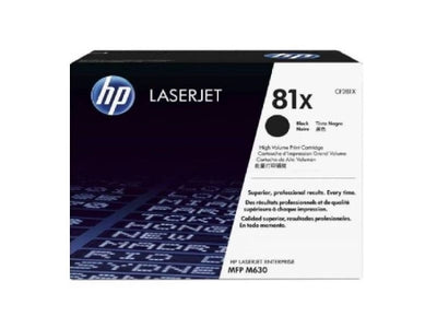 Genuine HP 81X CF281X Black Toner Cartridge M605,M606,M630 25,000 Prints