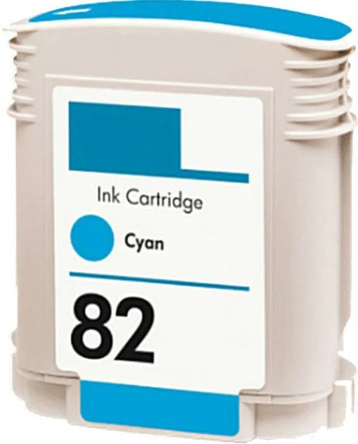 Top Banana's - HP 82 C4911A Cyan Compatible Ink Cartridge 3,200 Print