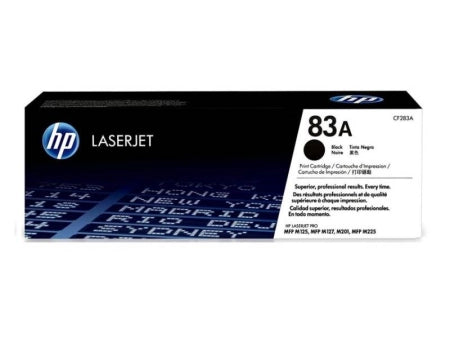 Genuine HP 83A CF283A Black Toner Cartridge 1,500 Prints