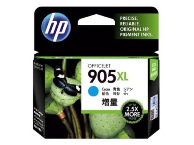 Genuine HP 905XL T6M05AA Cyan Ink Cartridge 825 Print