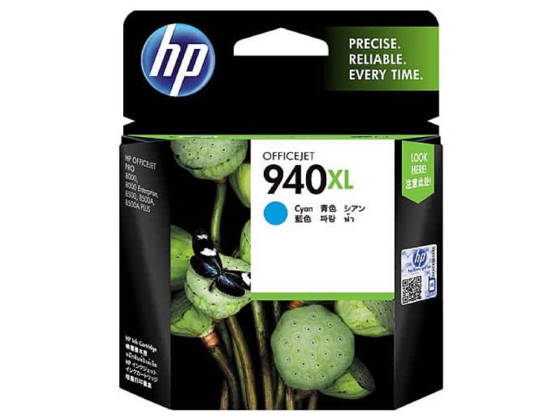 HP 940XL C4907AA Cyan Genuine Ink Cartridge 1,400 Print