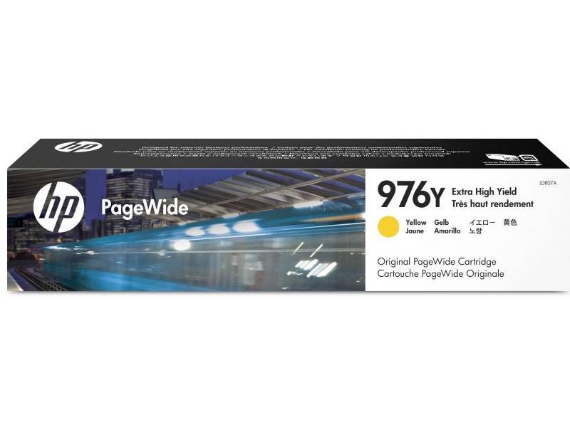 Genuine HP 976Y Yellow Ink Cartridge L0R07A 13,000 Page