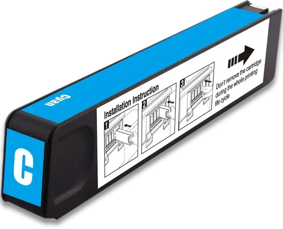 HP 975A Cyan Compatible Ink Cartridge L0R88AA 3,000 Page