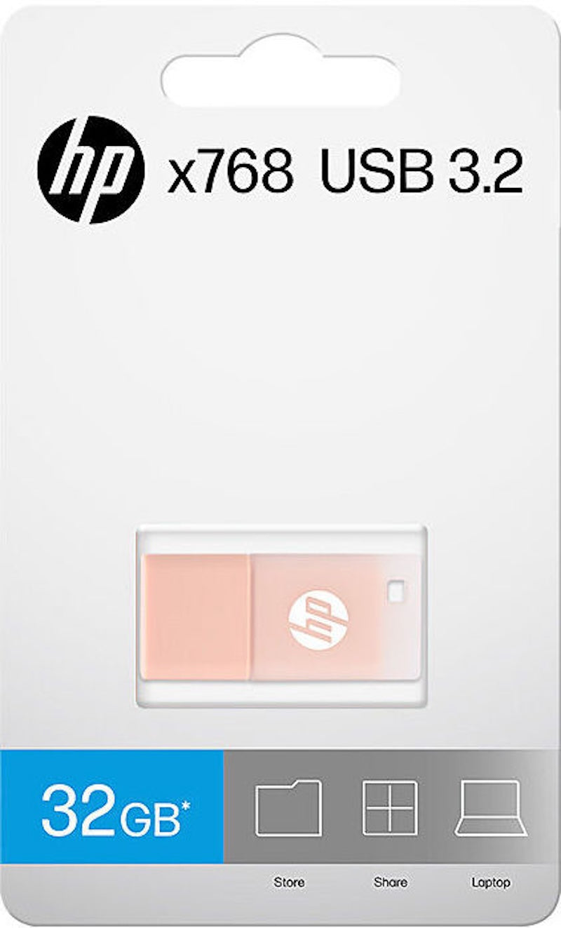 HP x768 USB Flash Drive 32GB - USB 3.2 Memory Stick HPFD768K-32