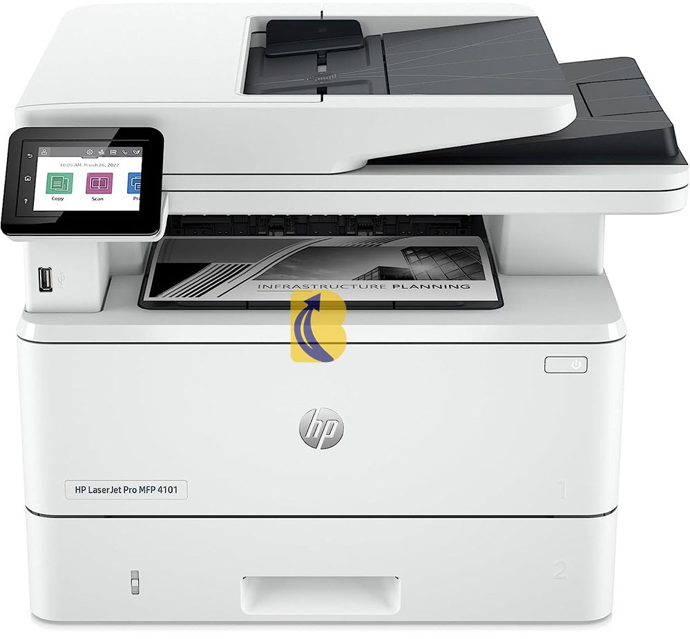 HP LaserJet Pro 4101fdw Mono 40ppm USB/Ethernet/Wi-Fi Scan/Copy/Fax Printer
