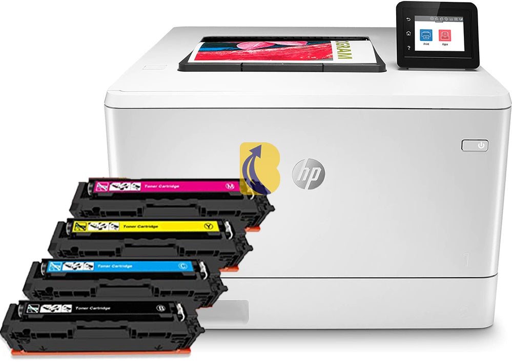 HP Color LaserJet Pro M454dw A4 Colour Laser Printer + Compatible Toners Bundle