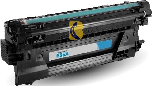HP 655A CF451A Cyan Compatible Toner Cartridge 10,500 Print
