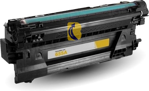 HP 655A CF452A Compatible Yellow Toner Cartridge 10,500 Print