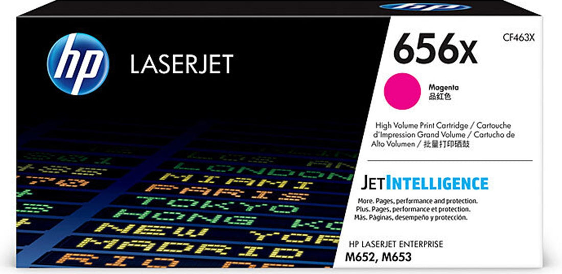 Genuine HP 656X Magenta Toner CF463X 22,000 Print