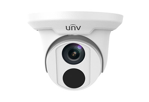Uniview IPC3616SR3-DPF28M 6MP IR ULTRA 265 Outdoor Turret Dome IP Security Camera