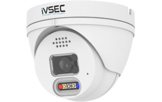 IVSEC TURRET IP CAMERA 4MP 2.8MM LENS LED ALERT 2 WAY AUDIO FULL COLOUR IV