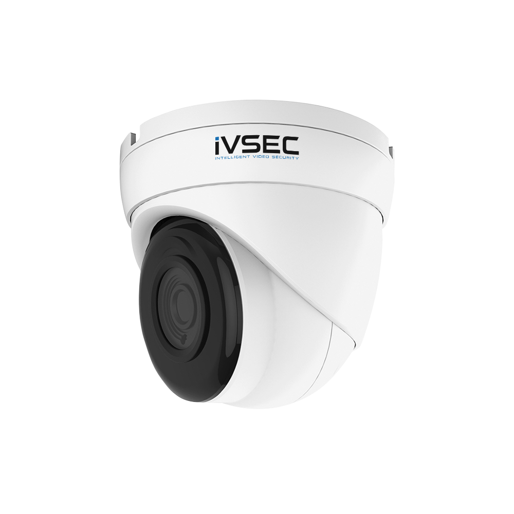 IVSEC TURRET IP CAMERA 12MP 3.6MM LENS POE IP66 30M IR MIC IV