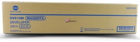 Konica Minolta Bizhub C458 C558 C658 DV-619M A9C80ED Genuine Magenta Developing Unit - 600k Yield