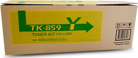 Genuine Kyocera TK859Y Yellow Toner Cartridge 18,000 Prints