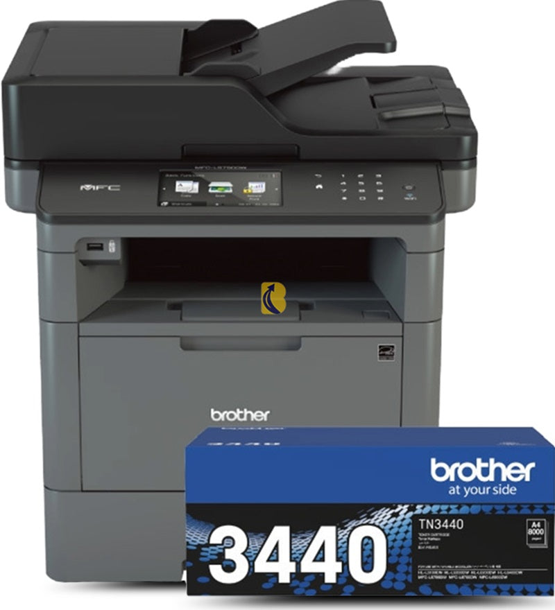 Brother MFC-L5755DW Mono Laser Multifunction Printer + Toner Bundle Pack