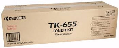 Kyocera TK655 Black Genuine Toner Cartridge 47,000 Prints