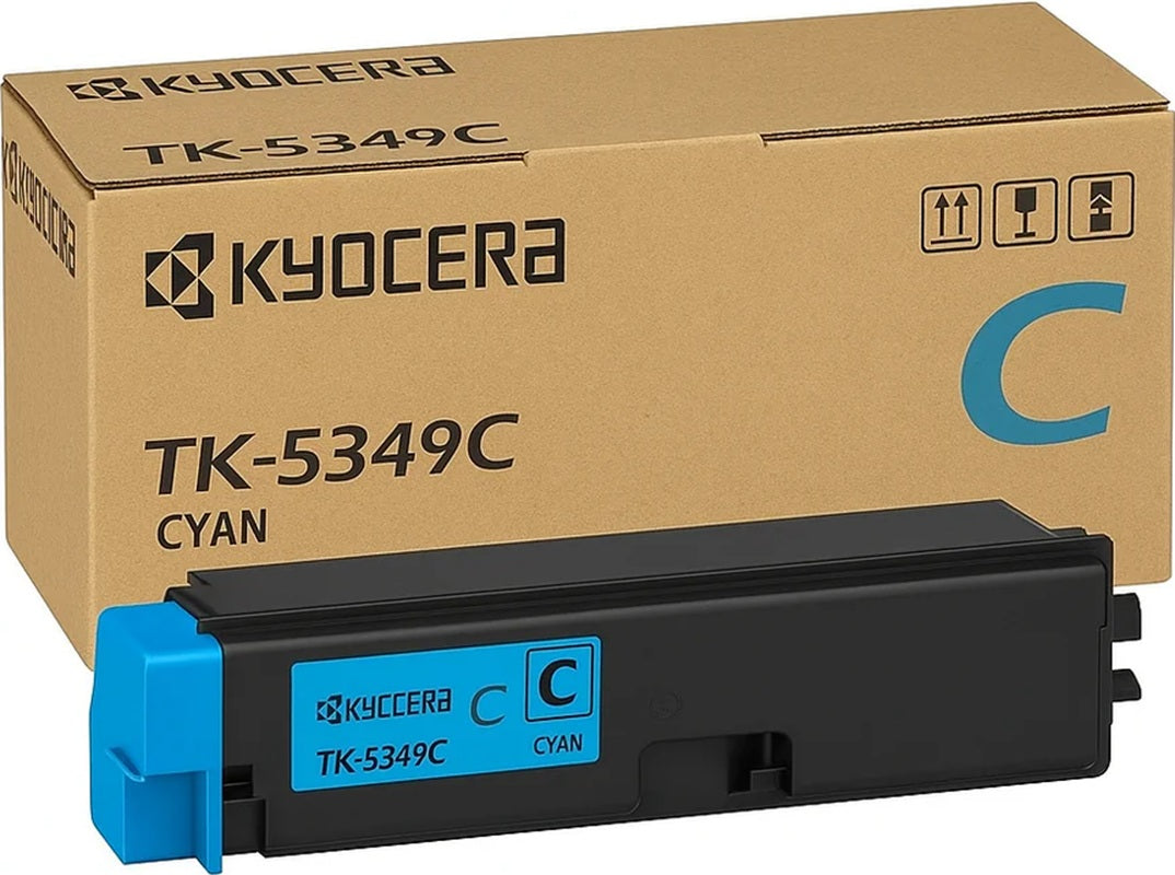 Genuine Kyocera TK-5349C Cyan Toner Cartridge 9,000 page