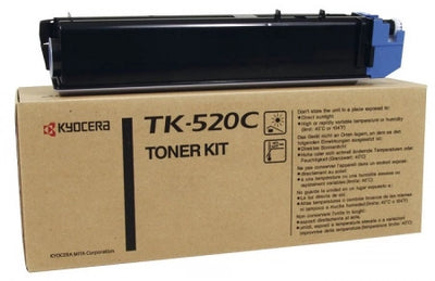 Kyocera TK520C Cyan Genuine Toner Cartridge 4,000 Prints