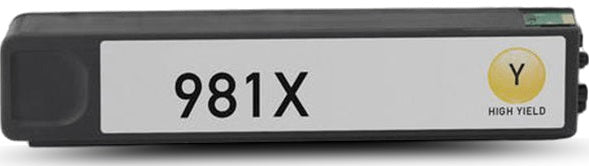 HP 981X Yellow Compatible Ink Cartridge L0R11A 10,000 Print