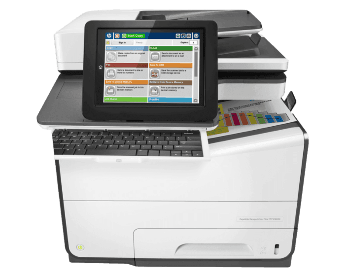 HP PageWide Managed Color Flow MFP E58650z 75ppm A4 Multifunction Printer (Second Hand)