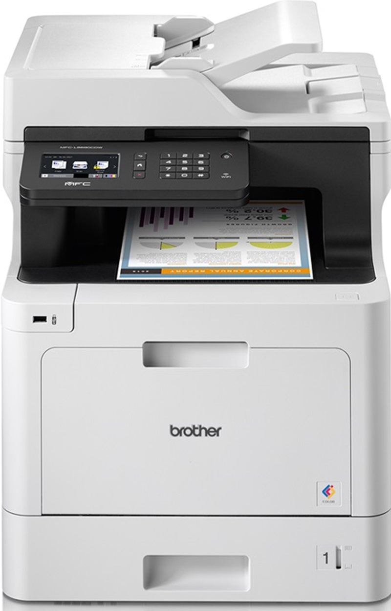 Brother MFCL8690CDW Colour Laser Multifunction Wifi Network 1 Year 100% Manufacturer Warrany FREE UPGRADE to Brother MFC-L8730CDW A4 Colour Laser Multifunction Printer
