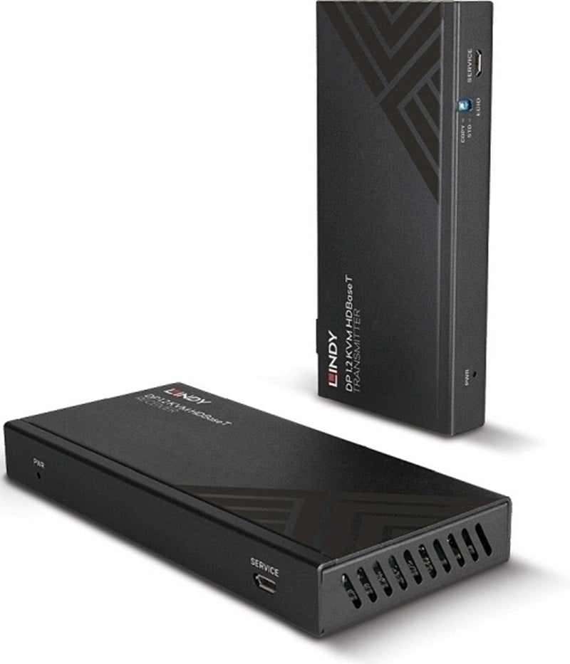 Lindy 150m Cat.6 DisplayPort 1.2 USB IR & RS-232 HDBaseT KVM Extender