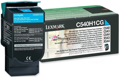 Genuine Lexmark C540H1CG Cyan Toner Cartridge 2K Print Yield
