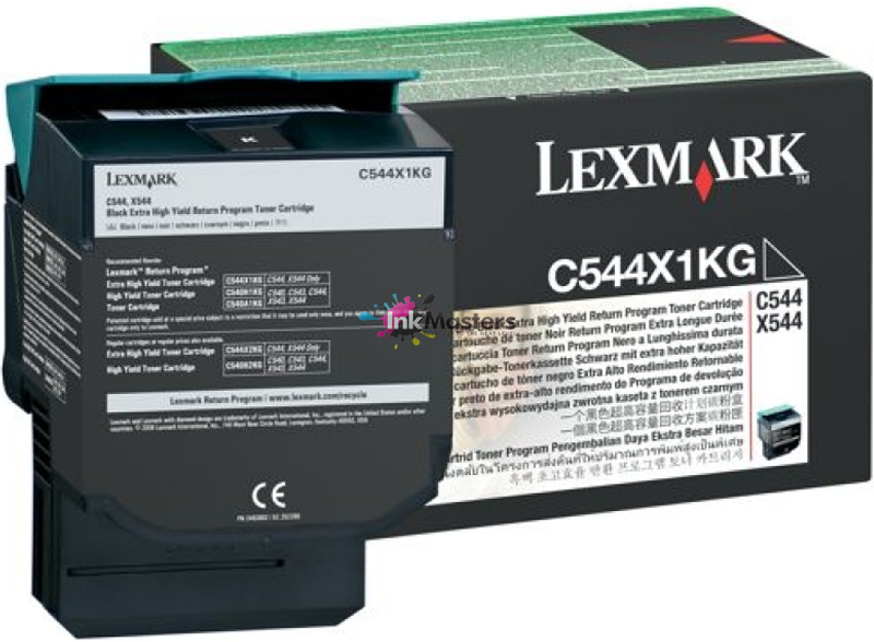 Genuine Lexmark C544X1KG Black Extra High Yield Toner Cartridge 6K Print Yield