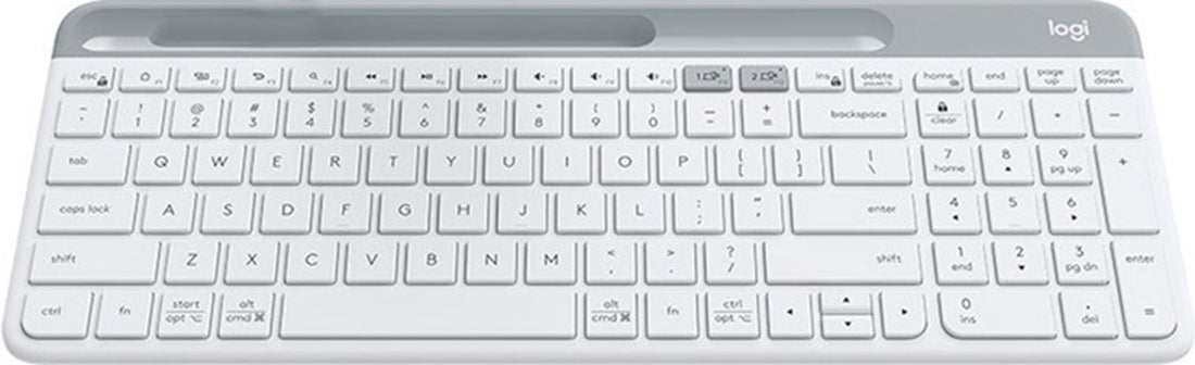 Logitech K580 Slim Multi-Device Wireless Keyboard (Off-white)