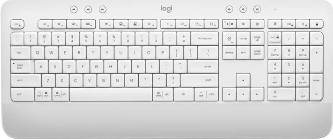 Logitech Signature K650 Wireless Keyboard with Palm-rest (Off-white)