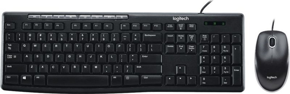 Logitech MK200 Wired Keyboard & Mouse Combo