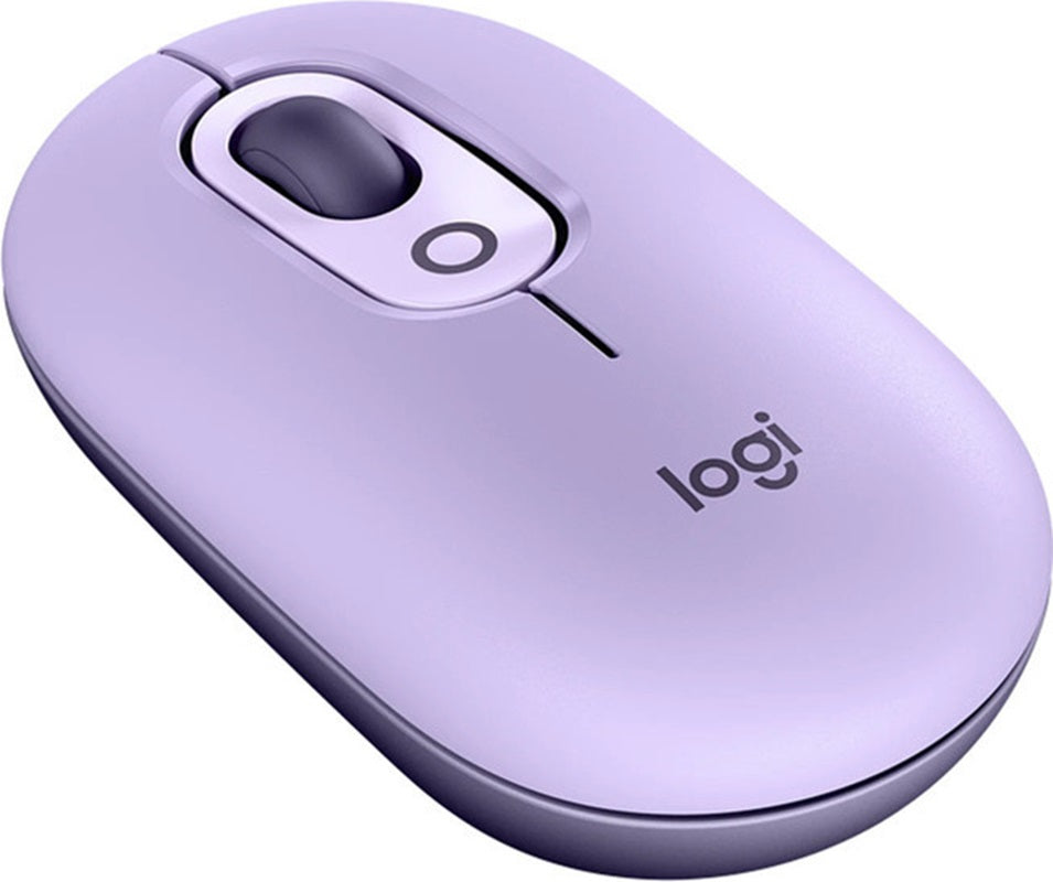 Logitech POP Wireless Mouse with Emoji Button Function (Cosmos)
