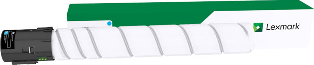 Genuine Lexmark 76C00C0 Cyan Toner Cartridge 11,500 Print