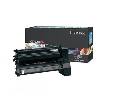 Lexmark C7700MH Magenta Genuine Toner Cartridge 10K Print Yield