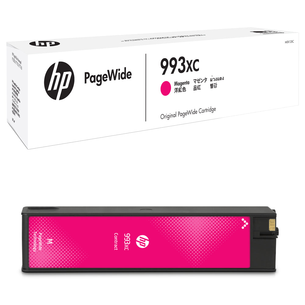 Genuine HP 993XC Magenta Contract PageWide Cartridge (M0K12XC) 16,000 Prints High Capecity