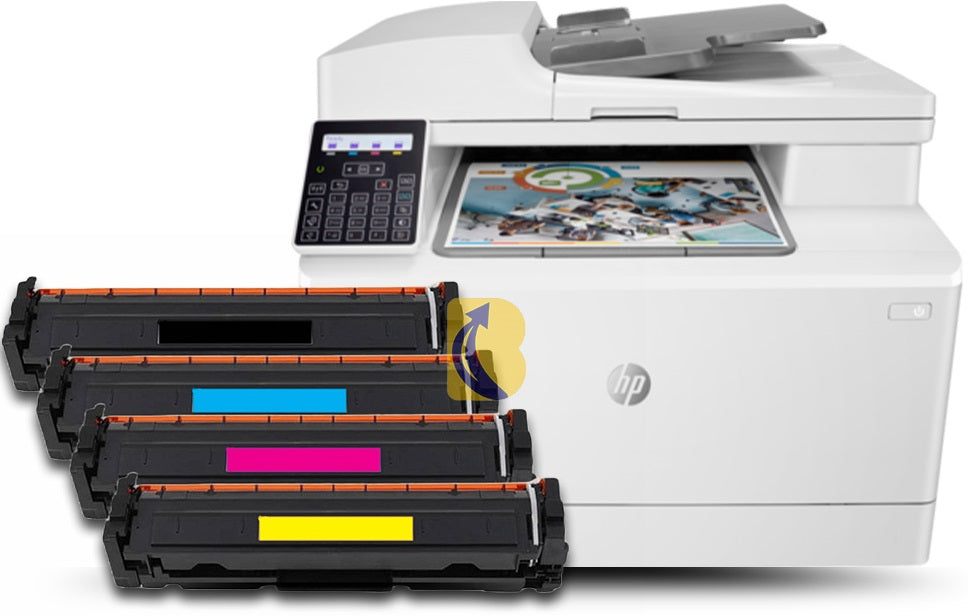 HP Colour LaserJet Pro MFP M183fw A4 Laser Printer + Toner Bundle