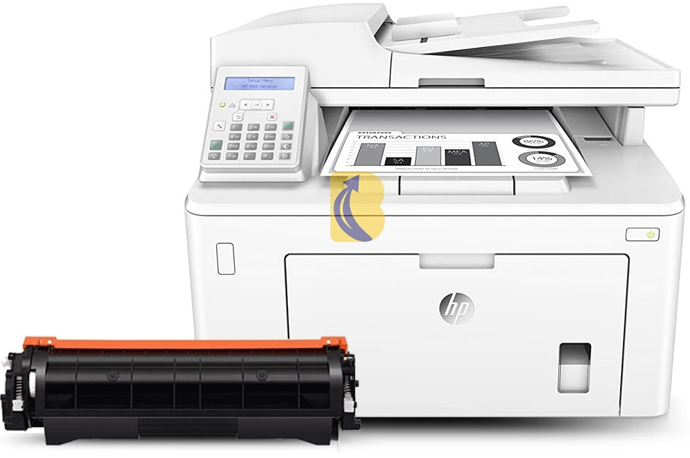 HP LaserJet Pro M227fdn All-in-One Mono Laser Multifunction + Toner Bundle